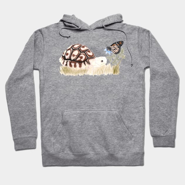 Tortoise and Butterfly Hoodie by lindaursin